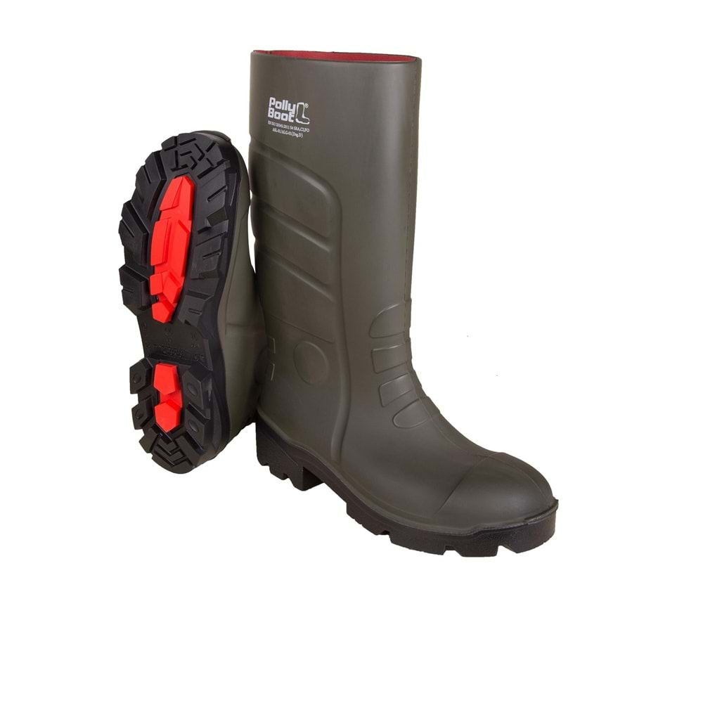 42:NO POLLY BOOT GALAXY VEGA KOYU HAKİ KISA 31 CM