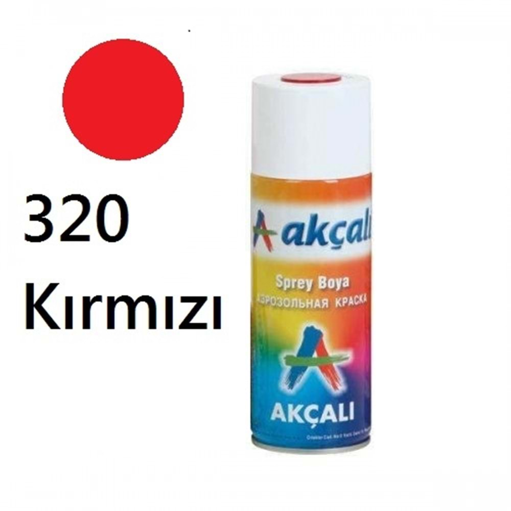 AKÇALI 320 KIRMIZI SPREY BOYA 400 ML