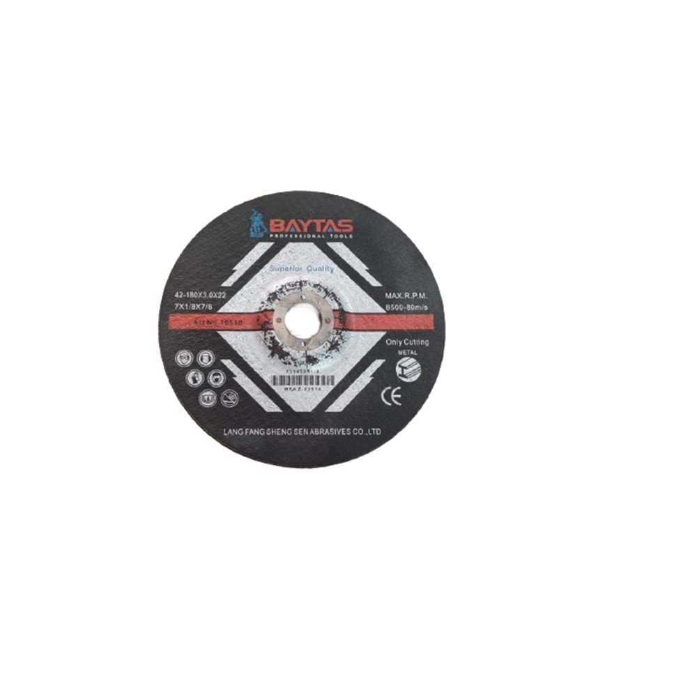 BAYTAŞ 42-180X3.0X22 METAL KESİCİ MK0110