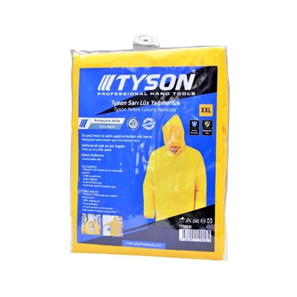 TYSON SARI LÜX YAĞMURLUK TYS9010