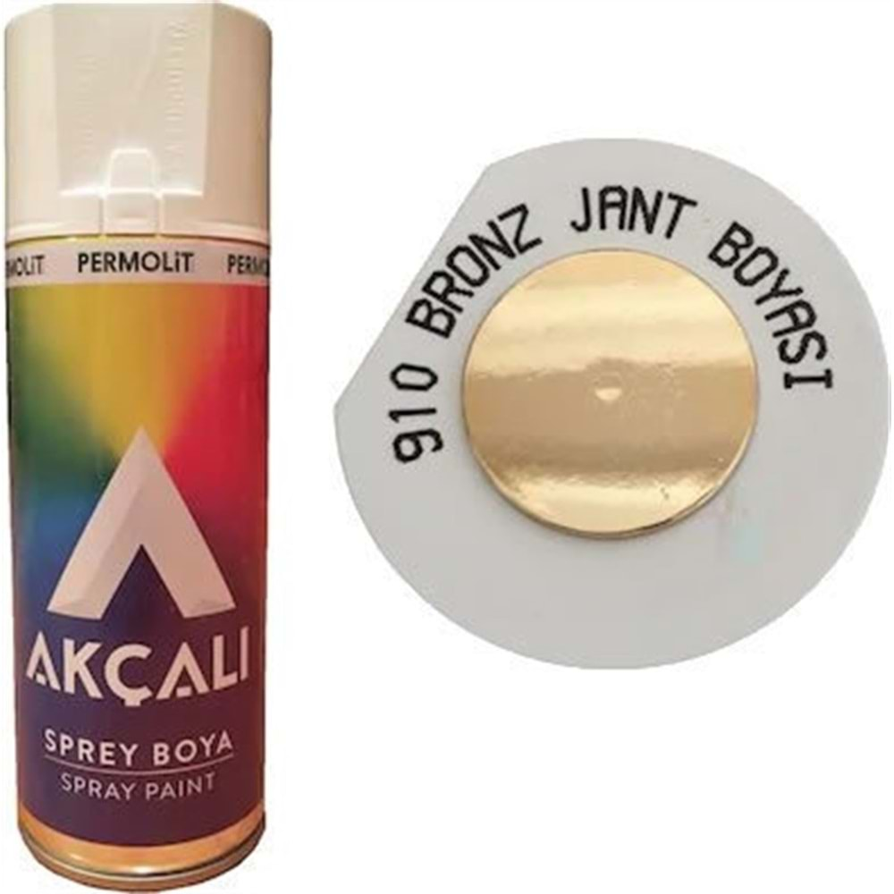 AKÇALI 910 BRONZ JANT BOYASI SPREY 400 ML