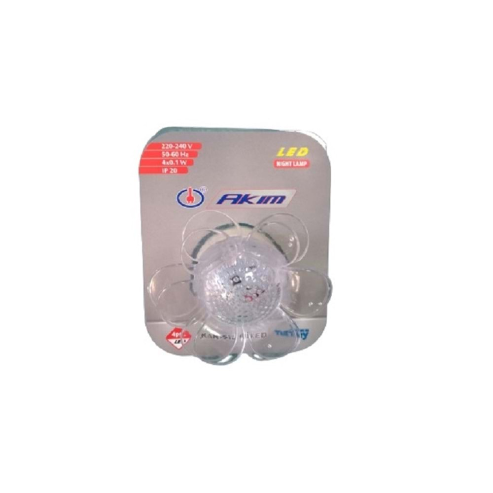 AKIM 1X0.1 WATT LED GECE LAMBASI KARIŞIK MİXED