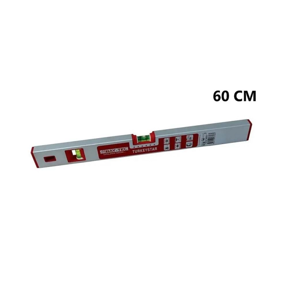 BAY-TEC 60 CM GRİ MIKNATISLI SU TERAZİSİ MK0592