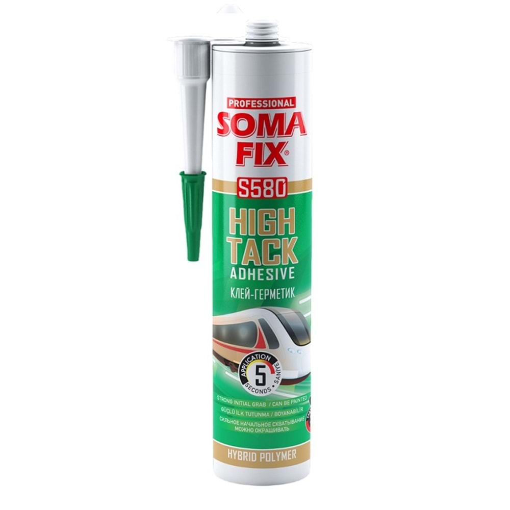 SOMAFIX HIGH TACK BEYAZ HYBRID POLYMER YAPIŞTIRICI S580 290 ML