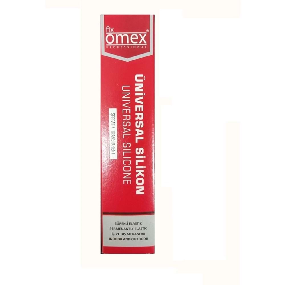 FİX OMEX ŞEFFAF TÜP SİLİKON 40 ML