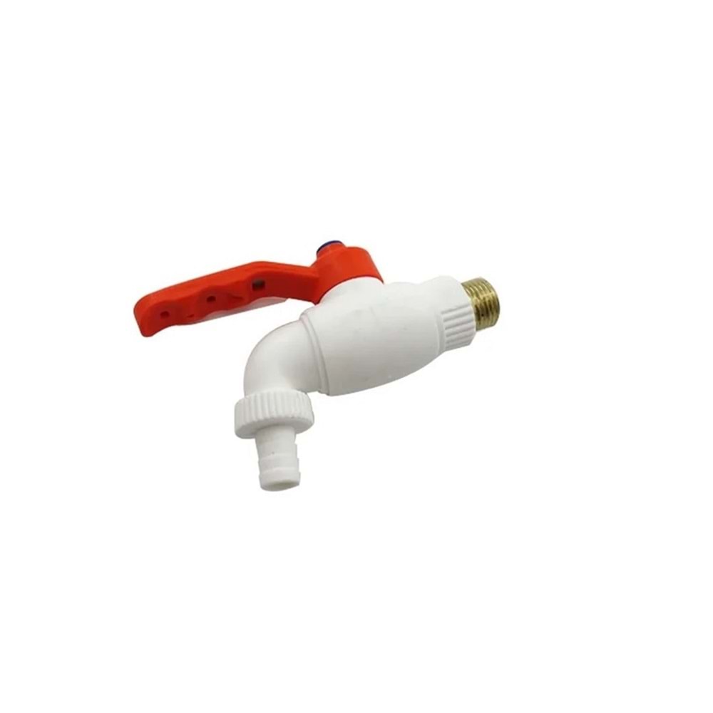 PLASTİK 1/2 KÜRESEL BAHÇE MUSLUĞU KM 003-3
