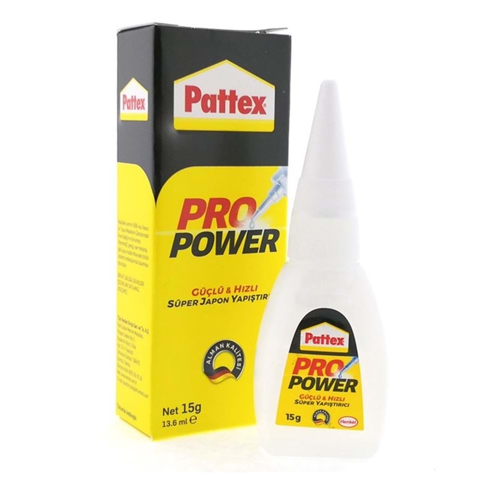 PATTEX PRO POWER SÜPER JAPON YAPISTIRICI 15 GR