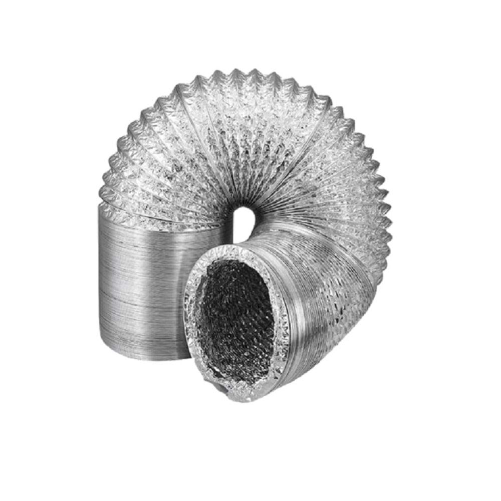 120 MM 2 MT ASPİRATÖR BORUSU ALÜMİNYUM