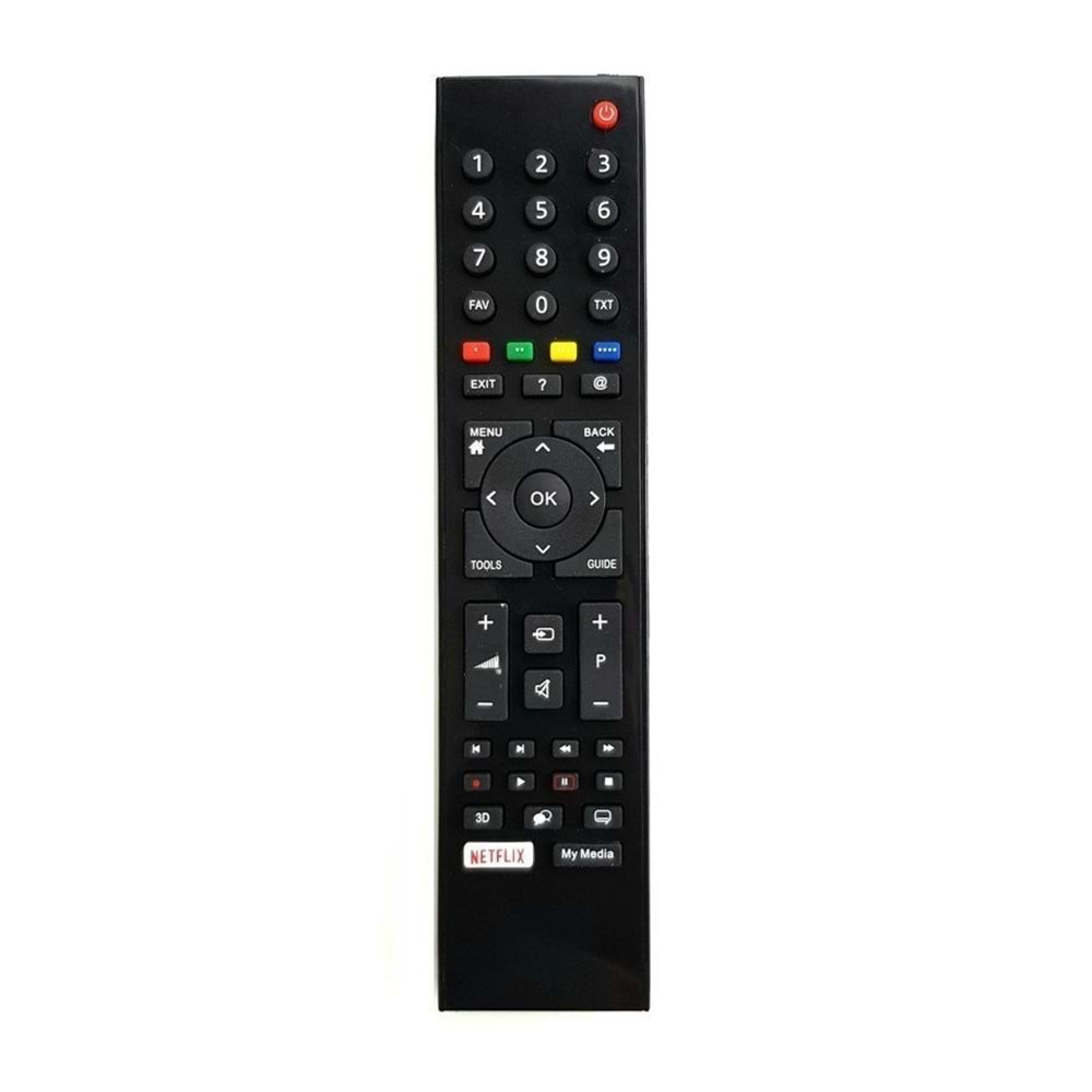 HRL0184 ARÇELİK BEKO NETFLIX TUŞLU SMART LED TV UYUMLU KUMANDA