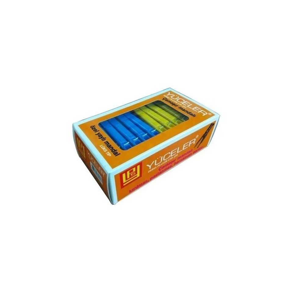 YÜCELER 24 LÜ ÇAMAŞIR MANDALI