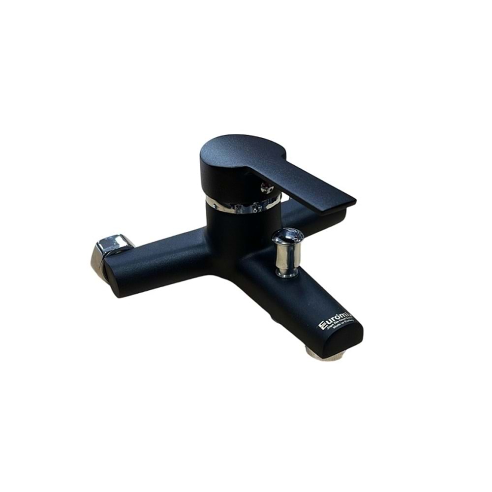 EUROMİX KROM & SİYAH DELTA BANYO BATARYASI EURO 130