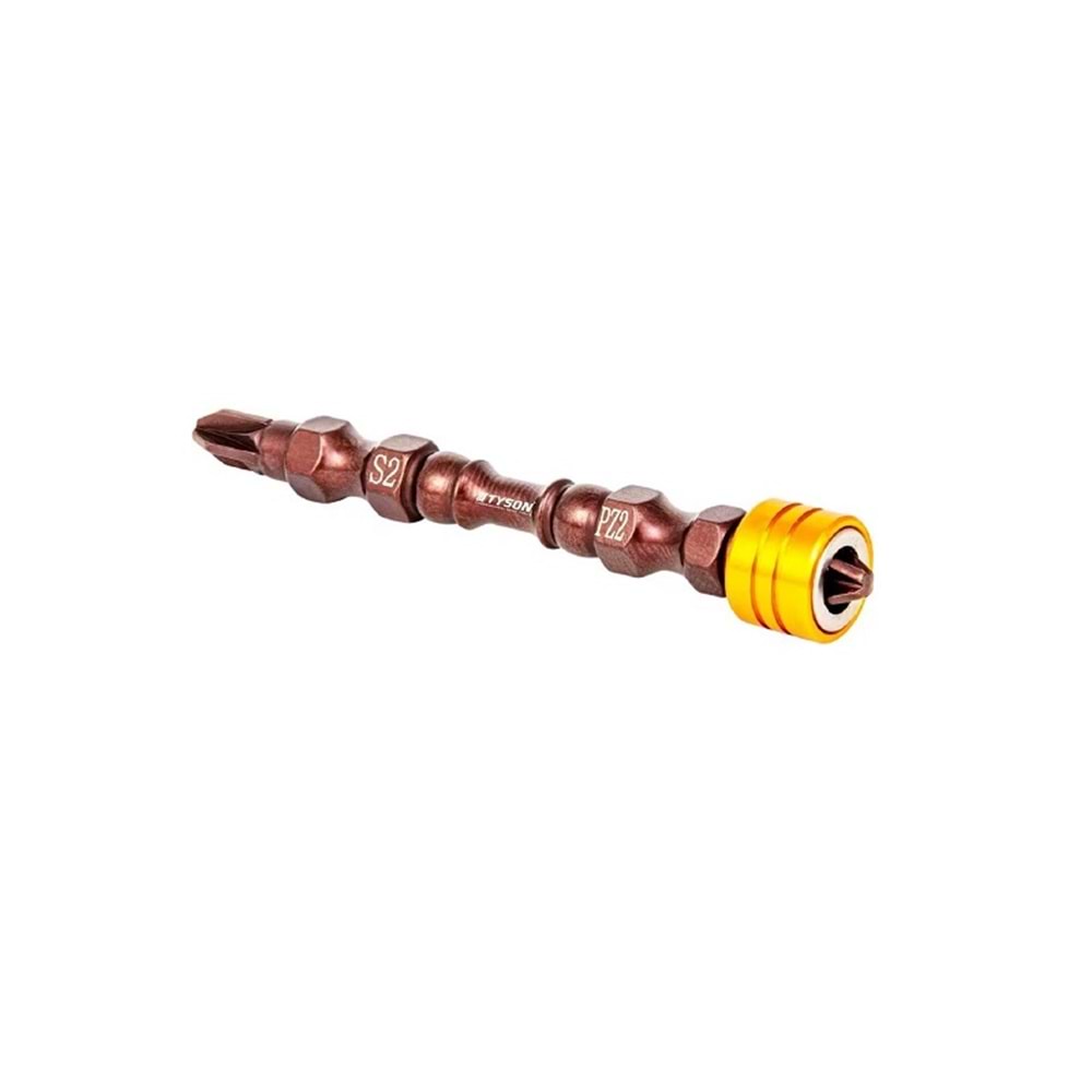 TYSON PZ2x65 MM MIKNATIS UÇLU BİTS UÇ ÇİFT YÖNLÜ