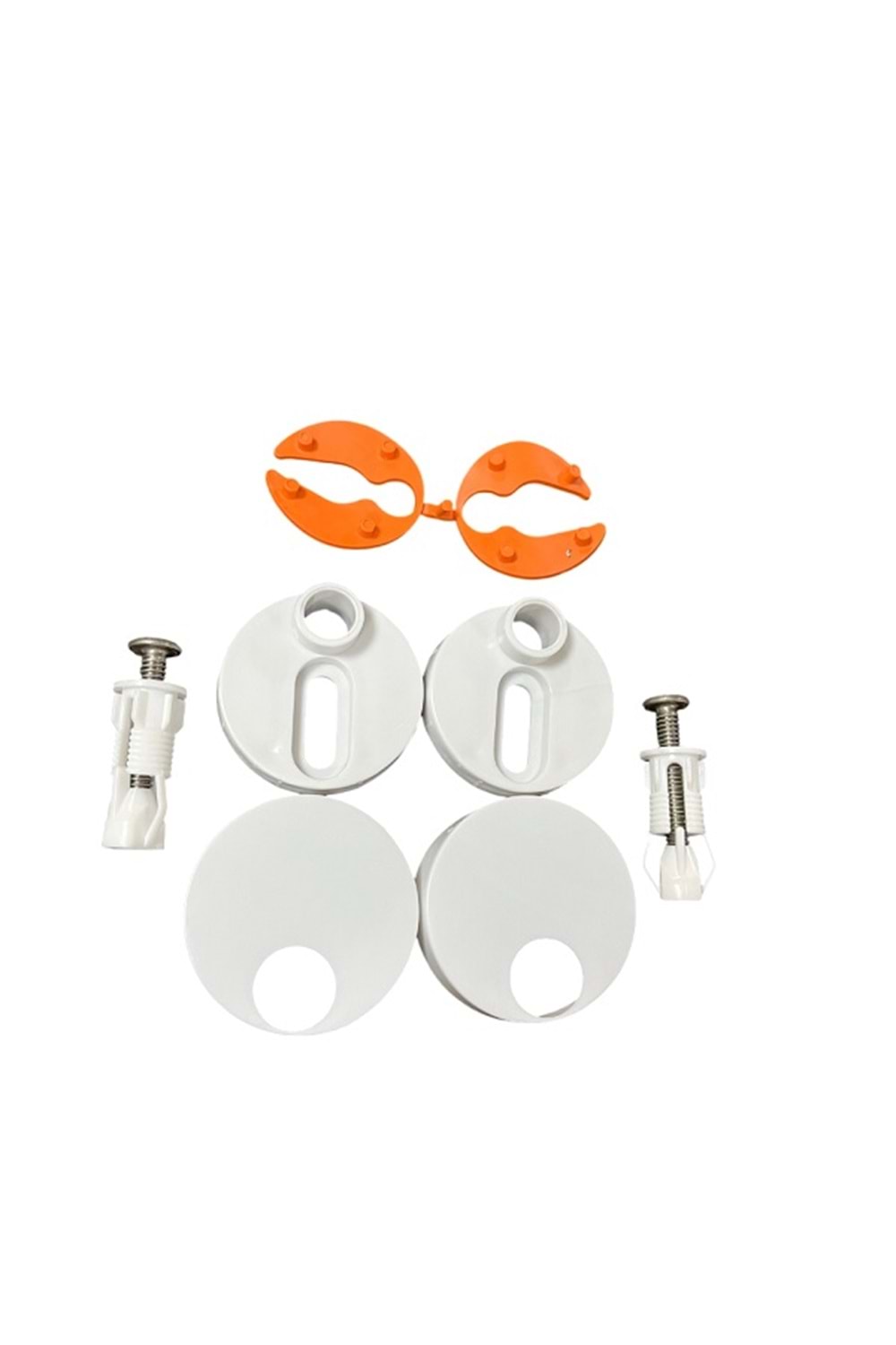 AMORTİSÖRLÜ KLOZET KAPAK VİDASI PLASTİK KV 001-3