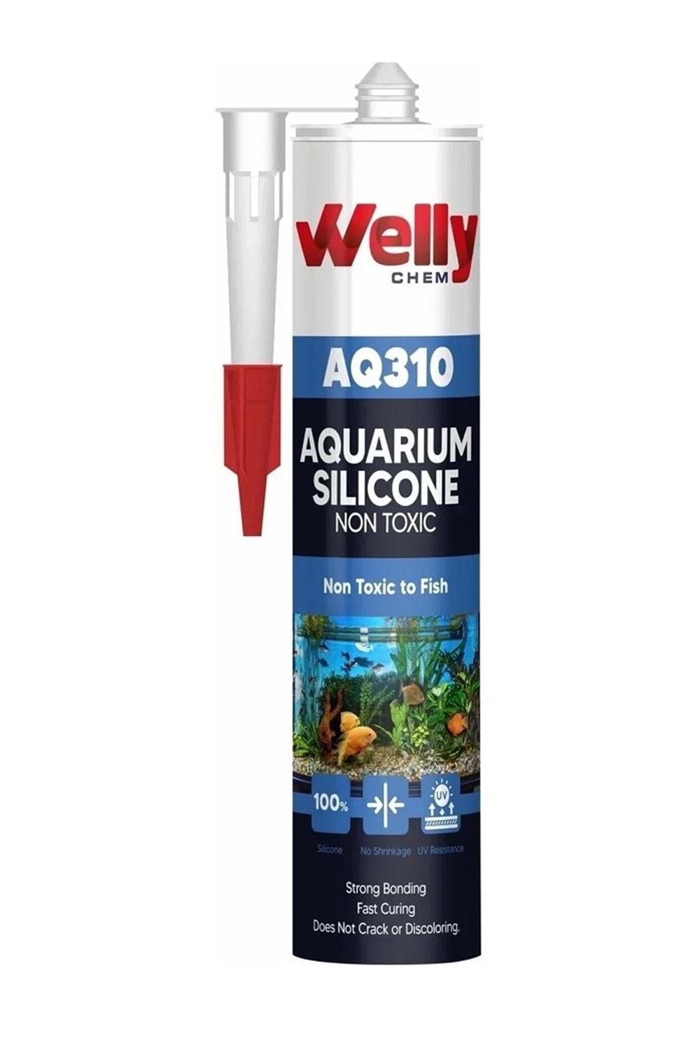 WELLY ŞEFFAF AKVARYUM SİLİKONU 280ML