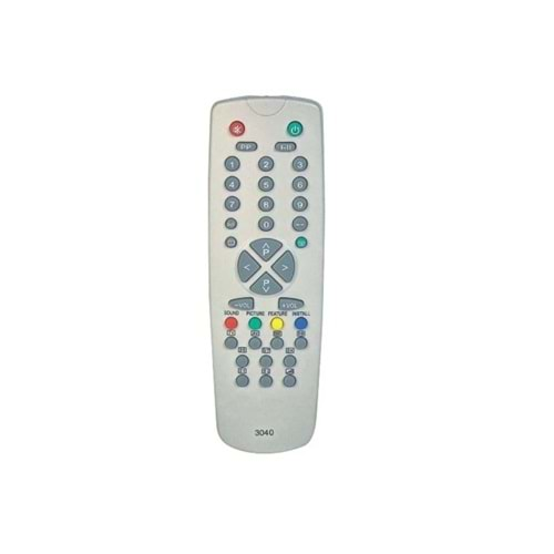 KK3041 VESTEL 3040 SEG REGAL TV KUMANDASI MİNİ TİP