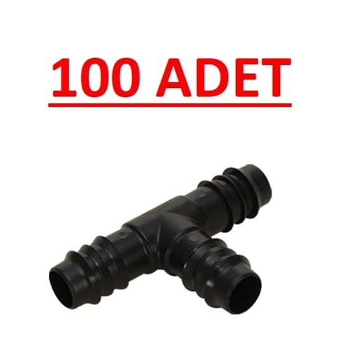 16X16X16 KURTAĞZI TE PLASTİK DAMLAMA 100LÜ PAKET