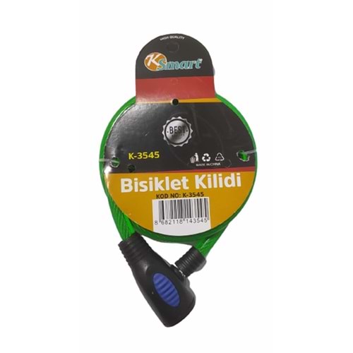 KSMART BİSİKLET KİLİDİ ANAHTARLI K-3545