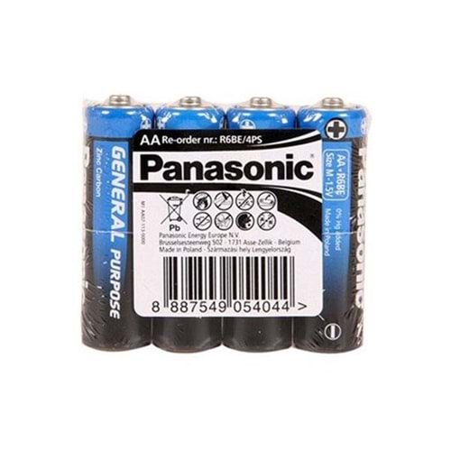 PANASONIC AA R6BE KALEM PİL 4 LÜ PAKET