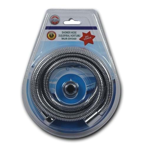 MUR-CELL 360 DÖNER DUŞ HORTUMU SPİRALLİ MUR-DH360