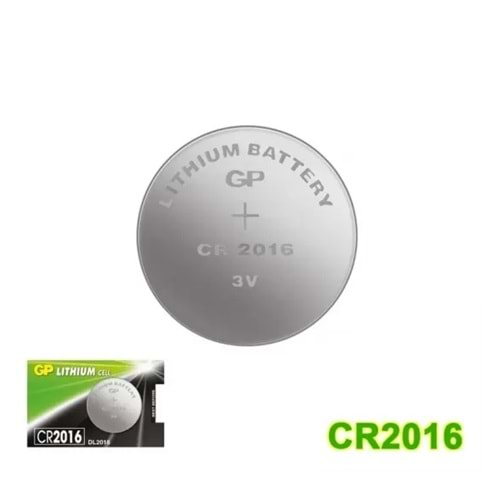 GP LITHIUM CR2016 5Lİ PAKET PARA PİL