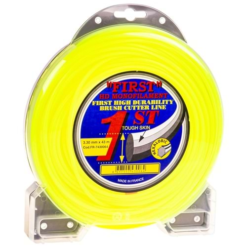FIRST MİSİNA 3.3MM 43M SARI 6 KÖŞE 130444 7430064