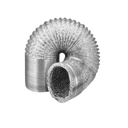 120 MM 2 MT ASPİRATÖR BORUSU ALÜMİNYUM