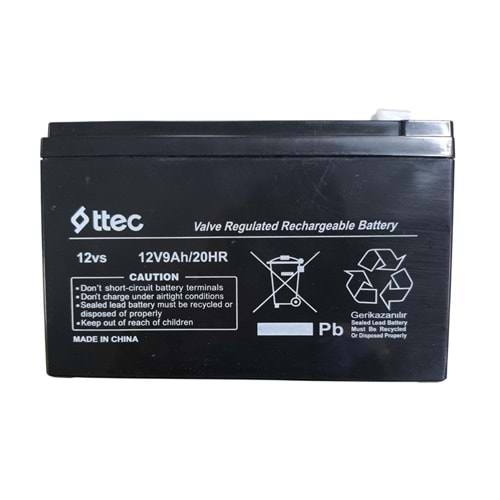 TTEC 12V 9A KURU AKÜ