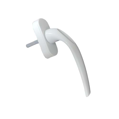 PİMAPEN PENCERE KOLU ALÜMİNYUM BEYAZ LARA OVAL