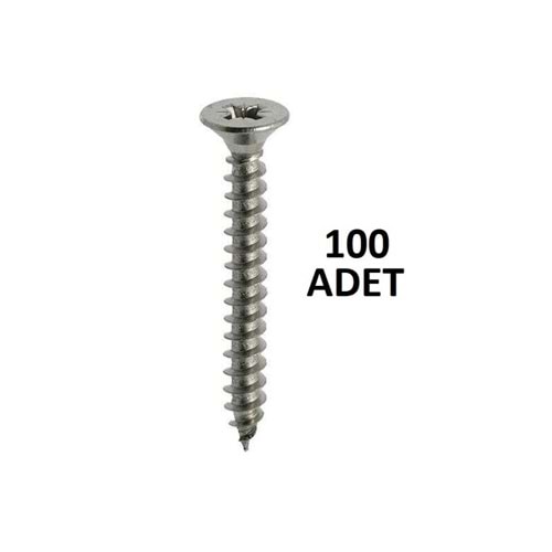 4X45 SUNTA VİDASI 100 LÜ PAKET