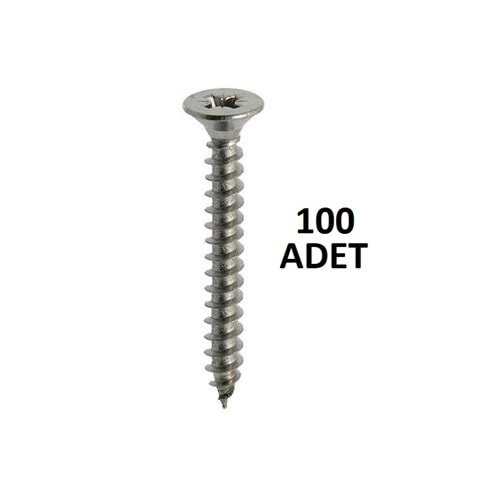 4X50 SUNTA VİDASI 100 LÜ PAKET