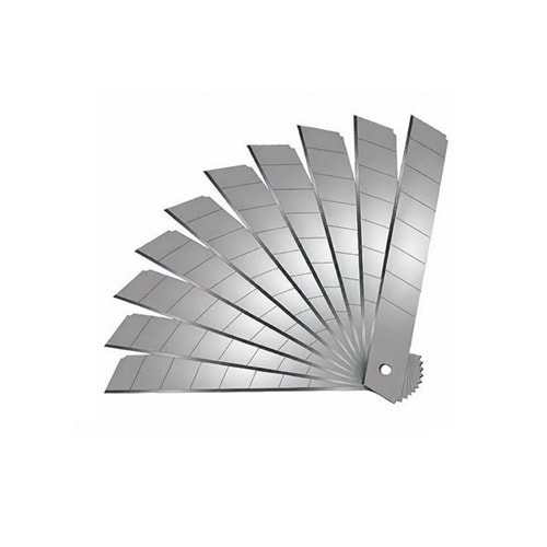 ARSTECH FALÇATA/MAKET BIÇAĞI AĞZI YEDEĞİ 0.5 X 18 MM (10 ADET)-MADE IN KOREA