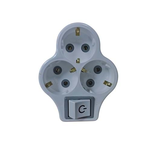 DİZAYN YONCA ÜÇLÜ ANAHTARLI GOLYAD