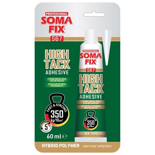SOMAFIX HIGH TACK-HYBRID POLYMER TÜP YAPIŞTIRICI 60 ML S67