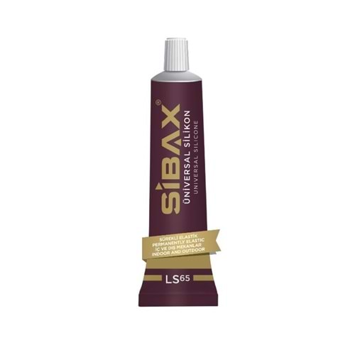 SİBAX ŞEFFAF TÜP SİLİKON LS65 40 ML