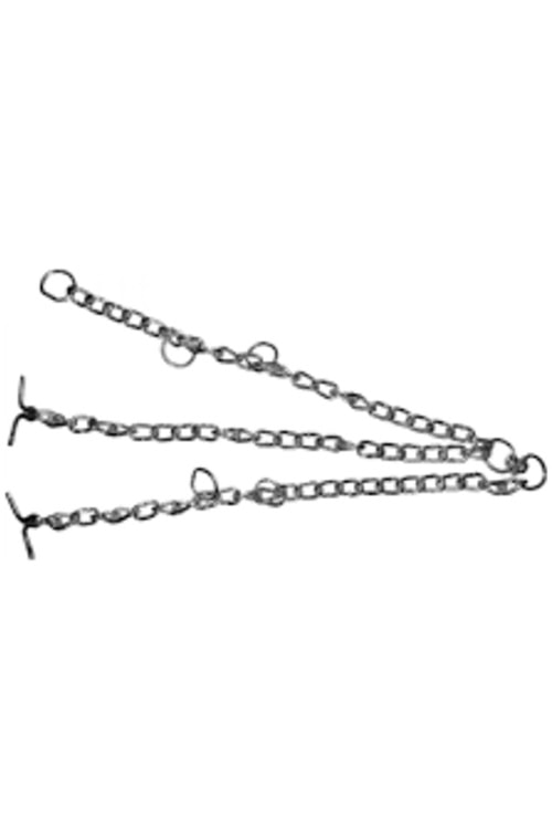 6 MM 70X120 BURGULU KAPLAMALI BESİ ZİNCİRİ 1.500 KG