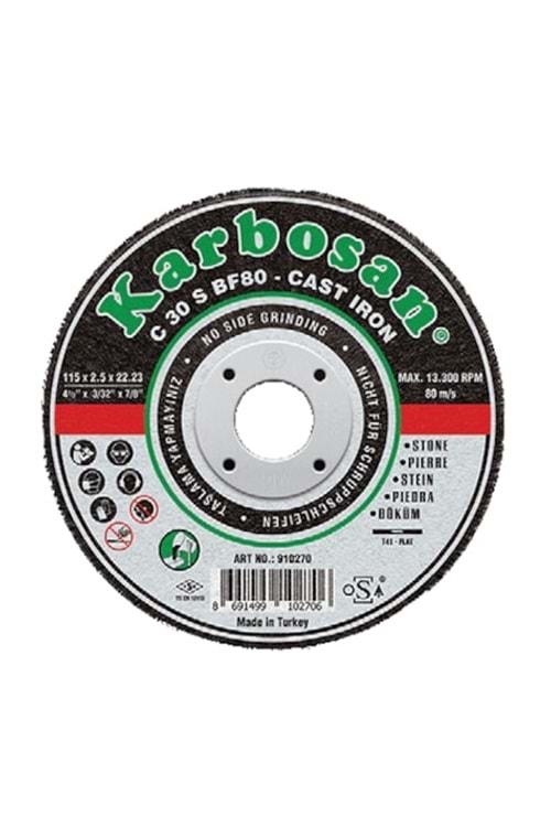 115X2.5X22.23 KARBOSAN MERMER KESİCİ