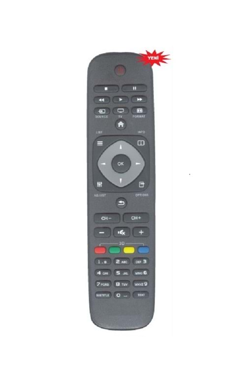 KK9863 PHILIPS 3D LCD KUMANDASI RM-L1125