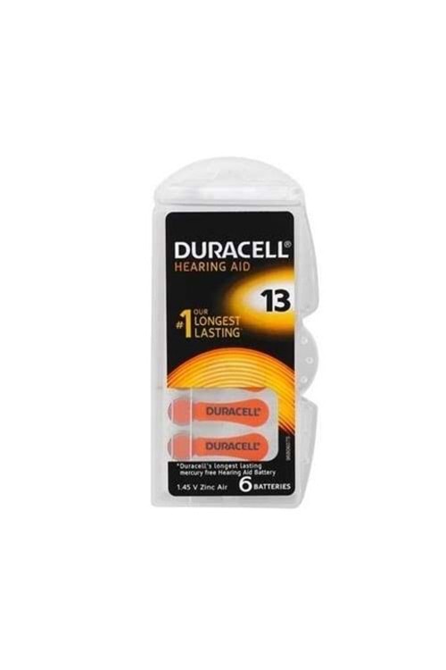 DURACELL 13 NO İŞİTME CİHAZI PİLİ 6LI PAKET