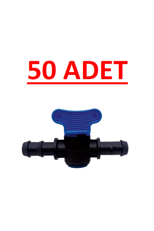 16X16 KURTAĞZI CONTA ÇIKIŞLI MİNİ VANA DAMLAMA 50Lİ PAKET