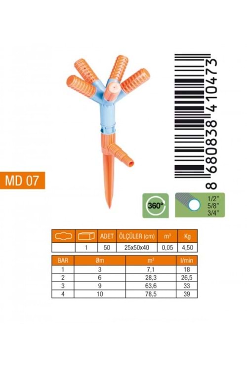 NORMAL 5Lİ SPRINK MD07