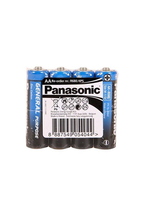 PANASONIC AA R6BE KALEM PİL 4 LÜ PAKET