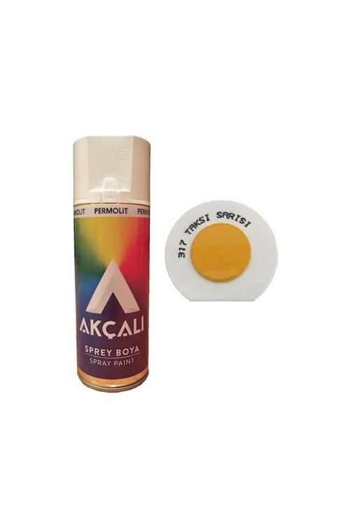 AKÇALI 317 TAKSİ SARISI SPREY BOYA 400 ML