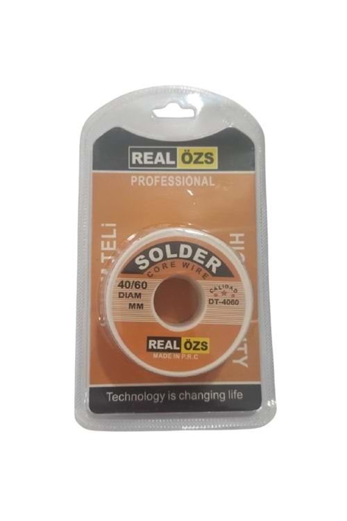40/60 DIAM MM REALÖZS SOLDER LEHİM TELİ ÖZS-8852