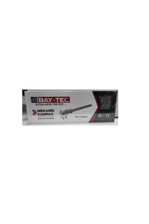 BAY-TEC MEKANİK KUMPAS 150X0,02 MM KOD:MU2550