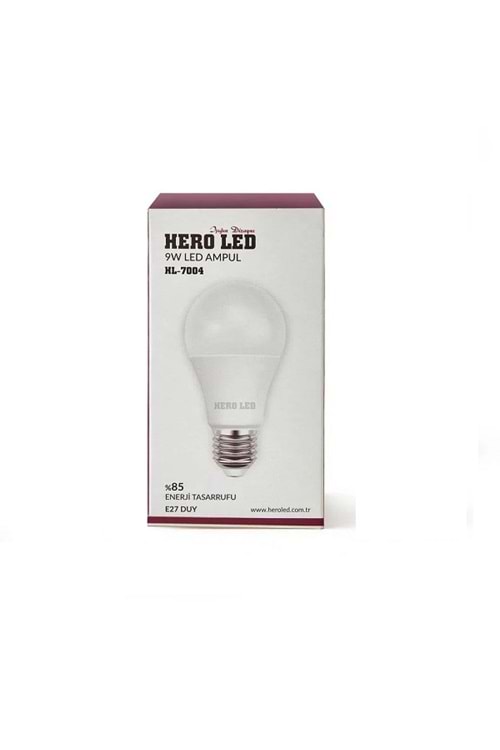 HERO LED 9 WATT LED AMPUL E27 DUY
