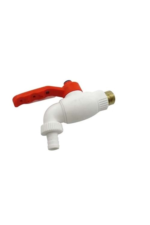PLASTİK 1/2 KÜRESEL BAHÇE MUSLUĞU KM 003-3