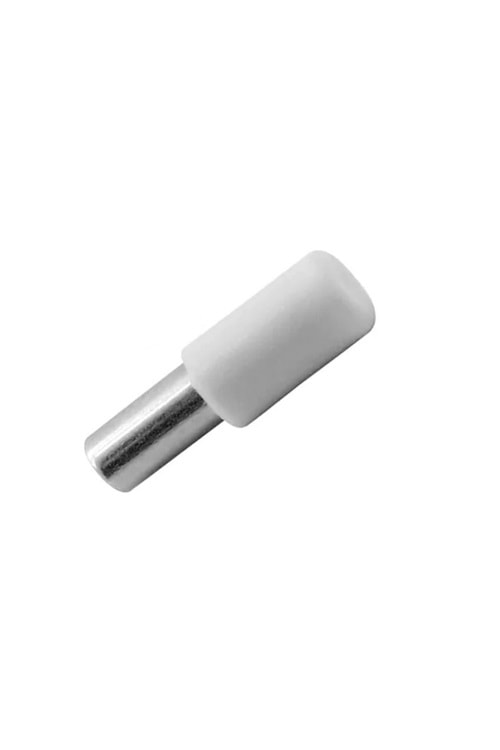 20 ADET PLASTİK BAŞLI METAL RAF PİMİ BEYAZ 5MM