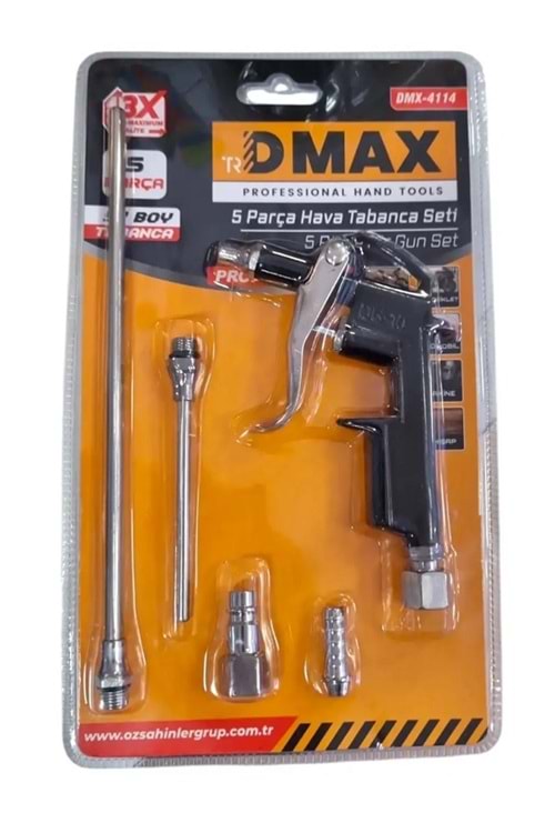 DMAX HAVA TABANCA SETİ 5 PARÇA DMX4114