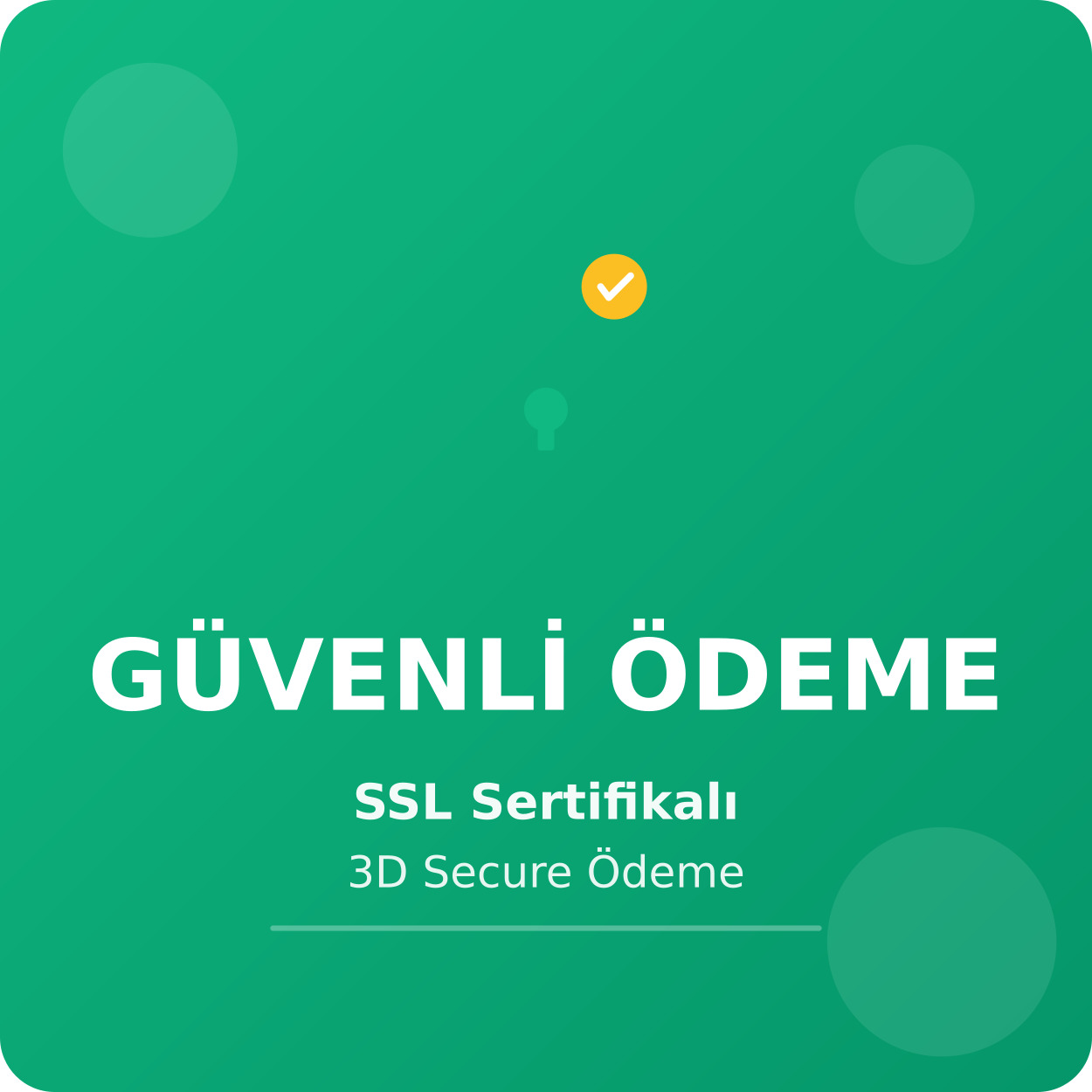 3D Secure güvenli ödeme - Kredi kartı ve tüm ödeme seçenekleri