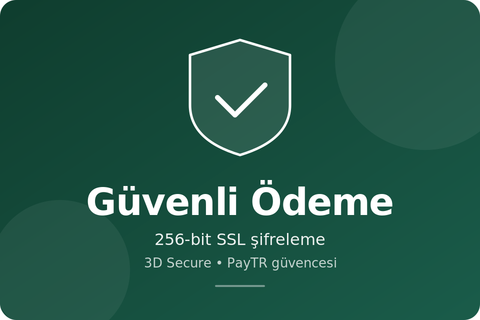 3D Secure güvenli ödeme - Kredi kartı ve tüm ödeme seçenekleri